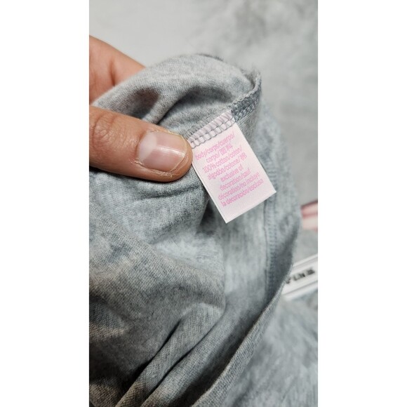 NWT VS PINK x LOVESHACKFANCY XXL Heather Gray Cami Top - Picture 3 of 7